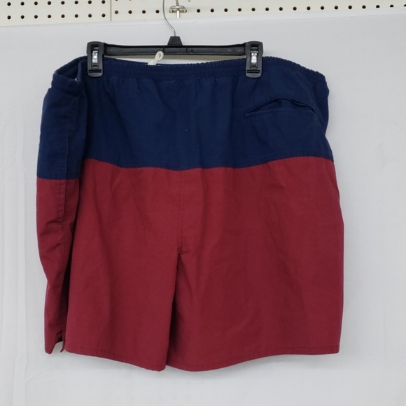 Haband Swim Trunks Lined Red Blue 4XL - Picture 2 of 4